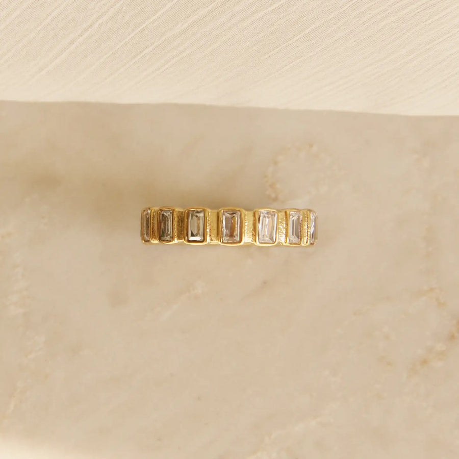BAGUETTE ETERNITY BAND RING