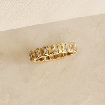 BAGUETTE ETERNITY BAND RING