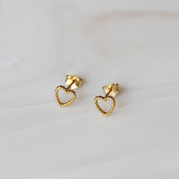 OPEN HEART STUDS