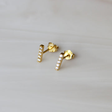 PAVE BAR STUDS