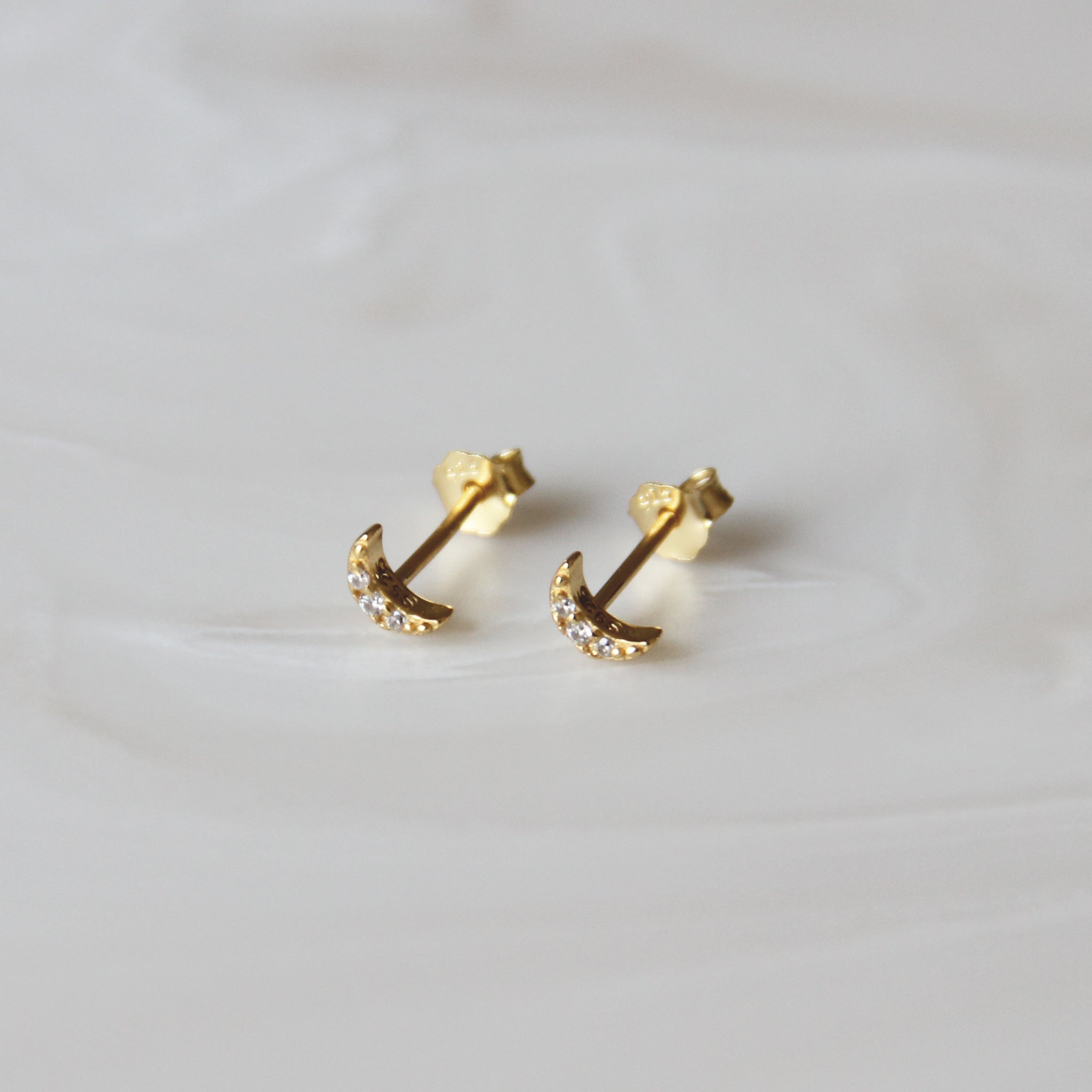 PAVE MOON STUDS – MAIVE