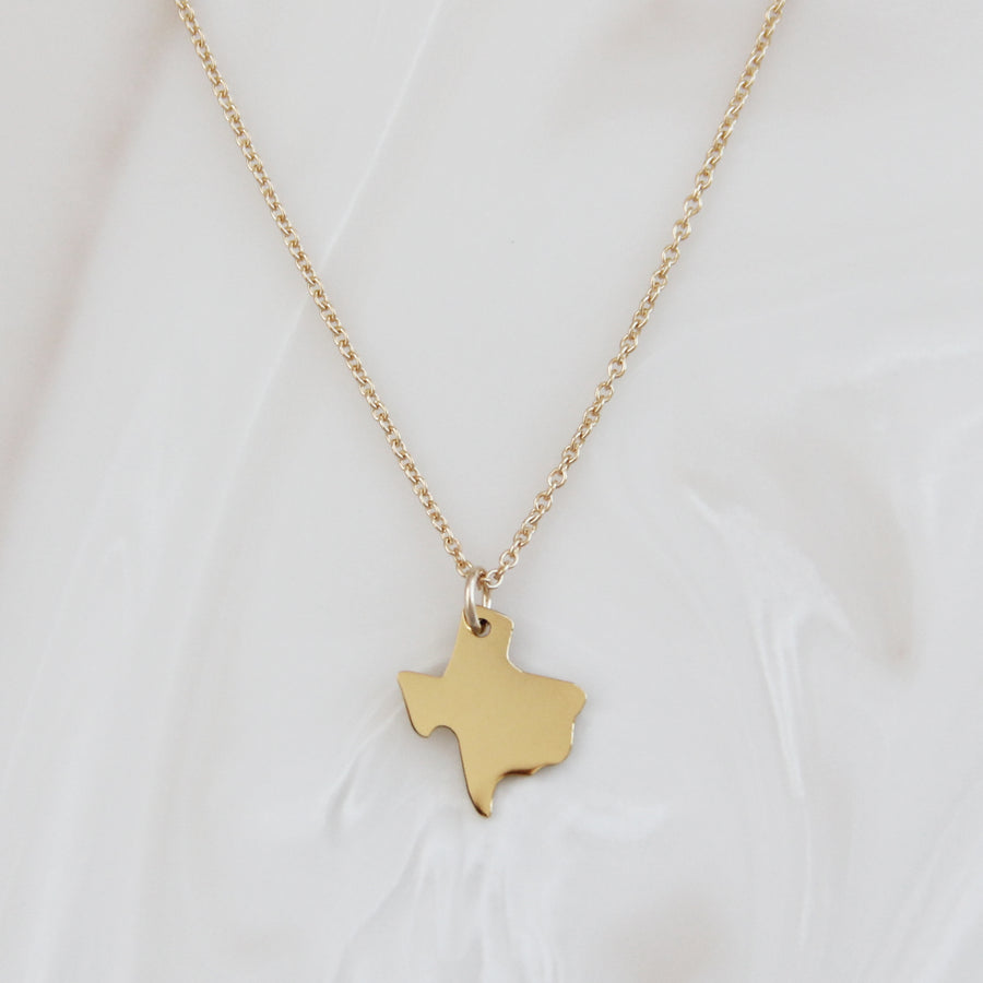 TEXAS STATE NECKLACE