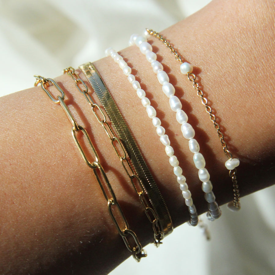 PEARL BY THE YARD BRACELET