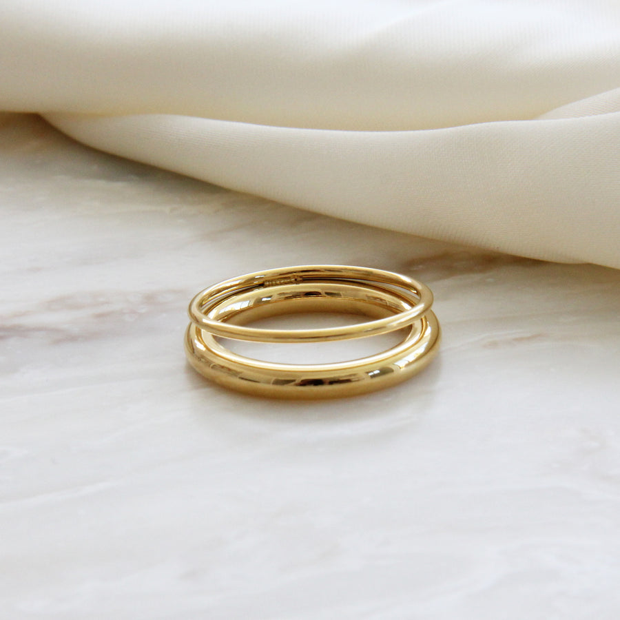 Double Rings DOUBLE BAND RING – MAIVE