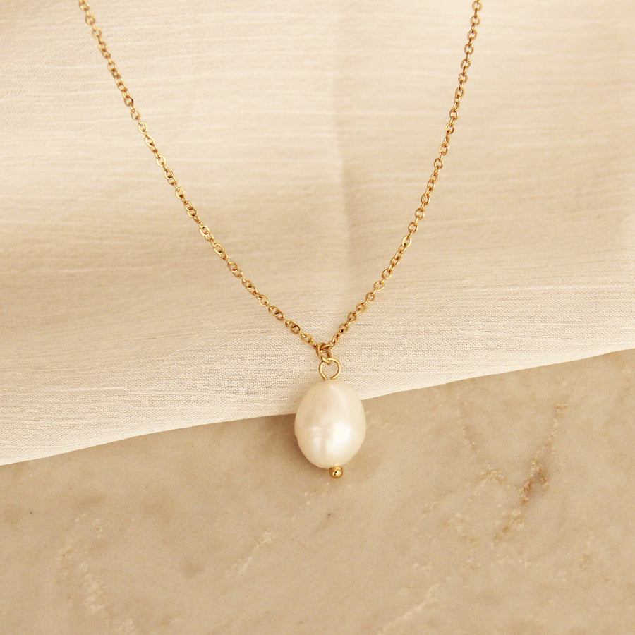 PEARL DROP NECKLACE - Main Image