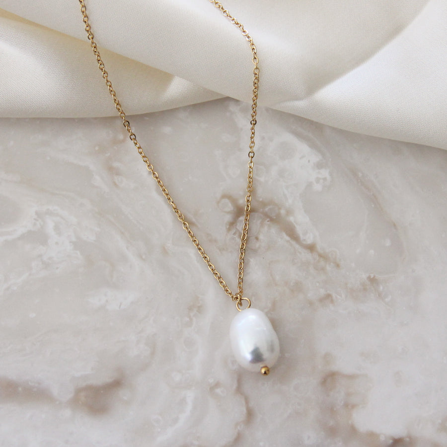 PEARL DROP NECKLACE