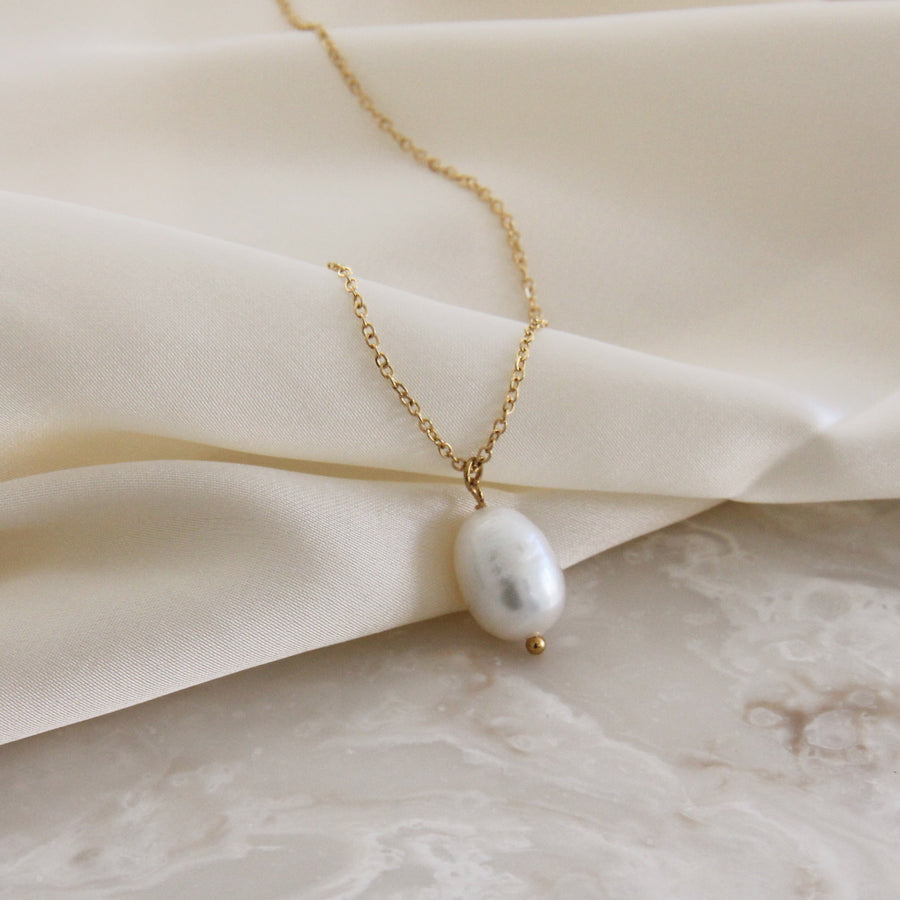 PEARL DROP NECKLACE