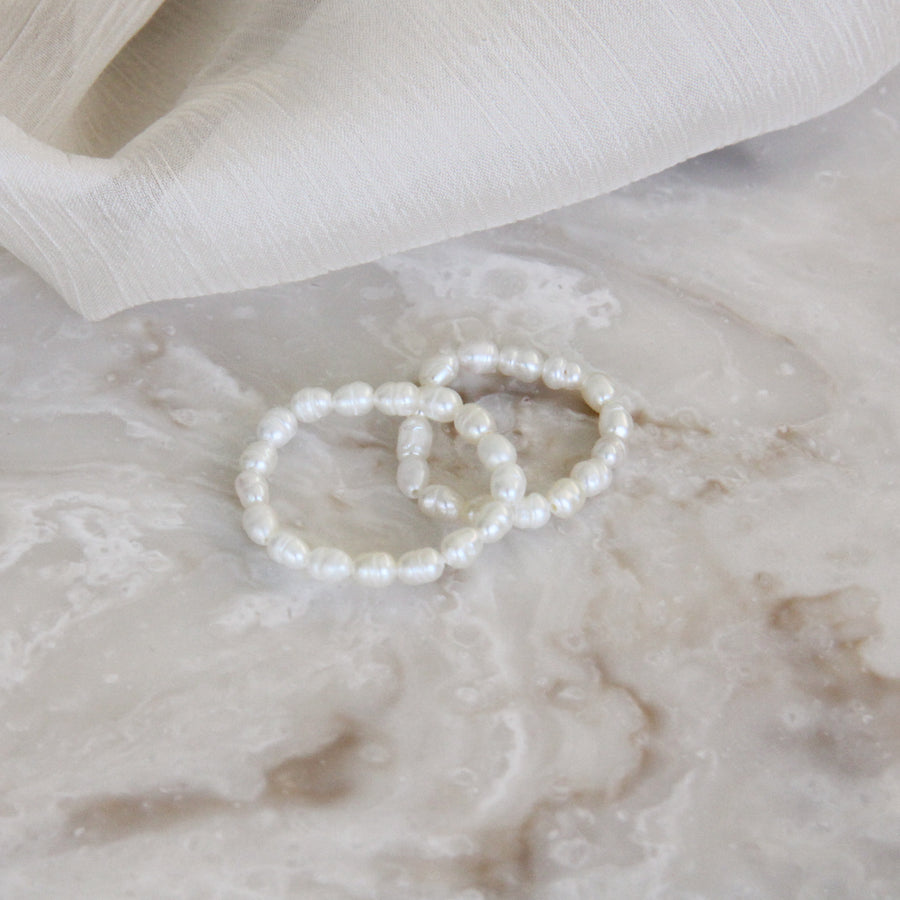 PEARL BEADED RING