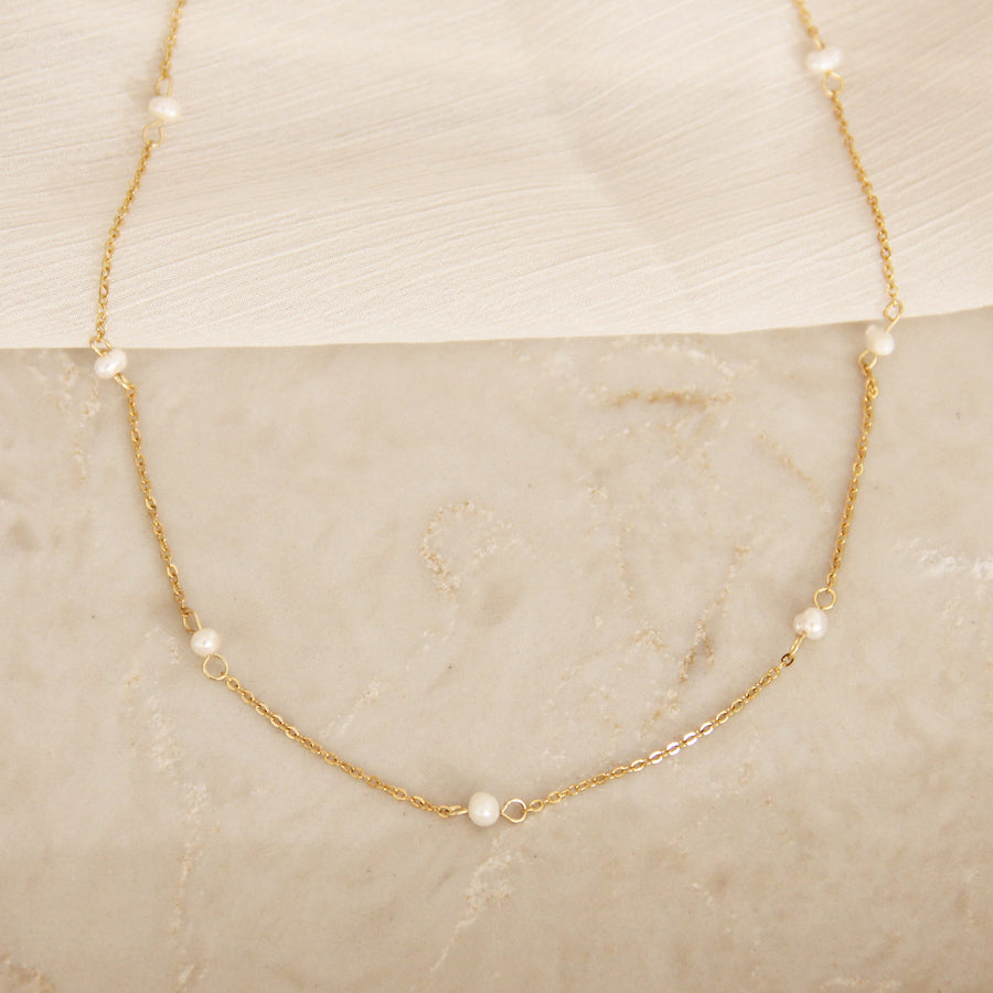 PEARL BY THE YARD NECKLACE