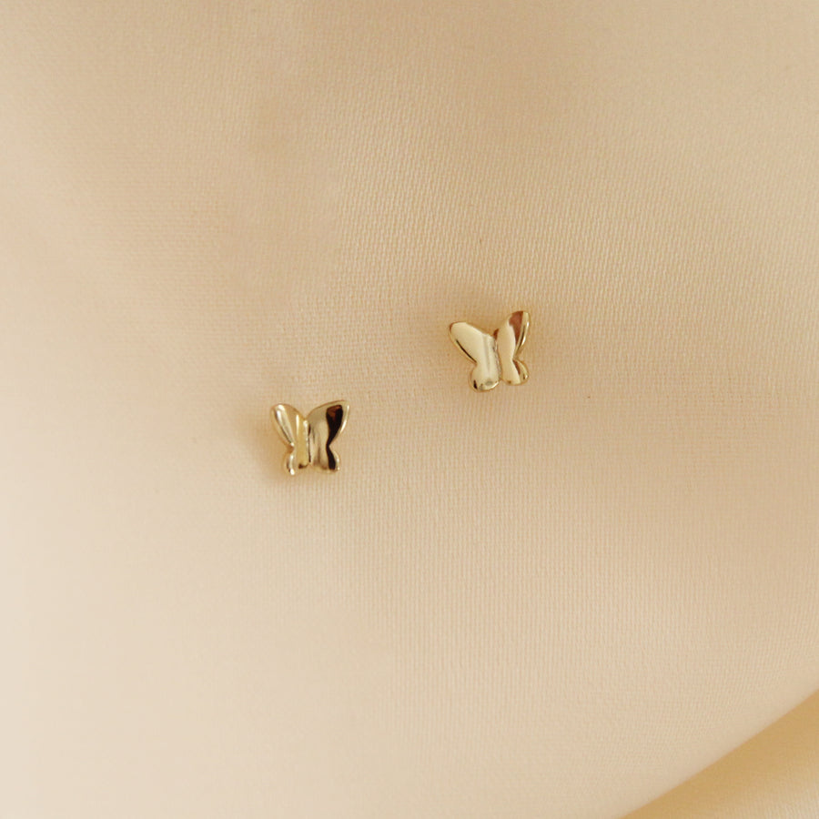 TINY BUTTERFLY STUDS